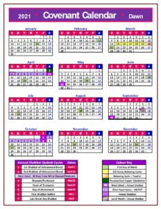 What is a Covenant Calendar? Covenant Calendar Club