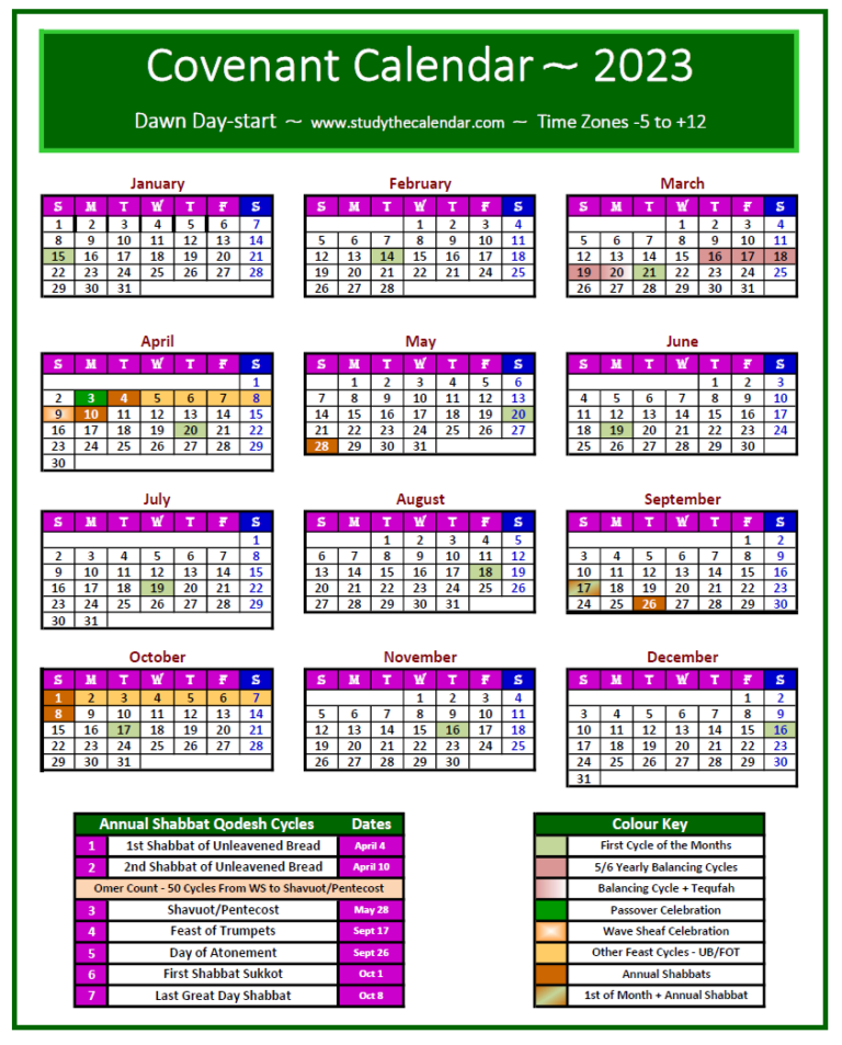 Covenant Calendar Club Yearly Covenant Calendars